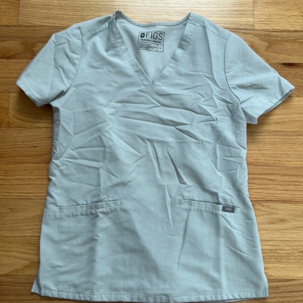 FIGS Casma Scrub Top - Space Grey